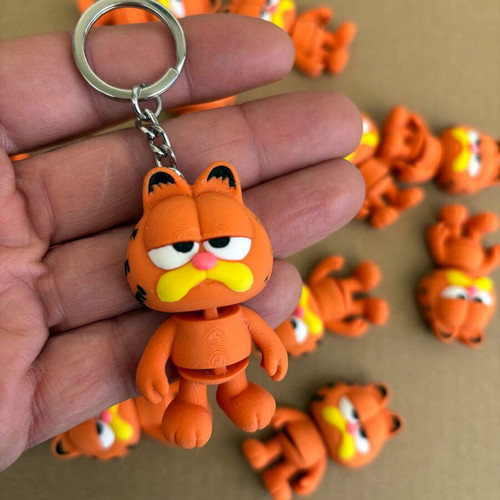 Garfield keychain flexi new