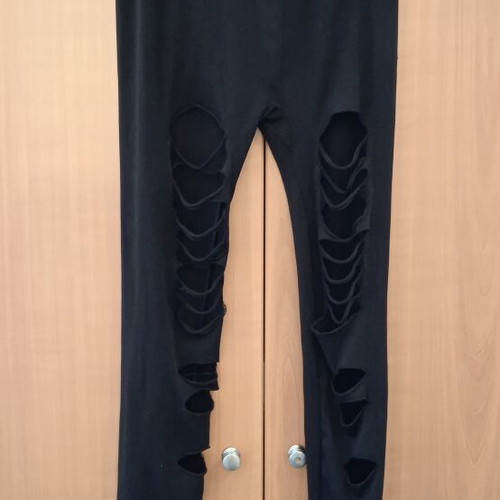 Leggings used, black, sizes small and medium