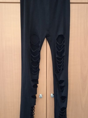 Leggings used, black, sizes small and medium