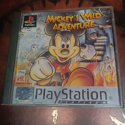 Mickey Wild Adventure PlayStation PS1 game used, Greek and English manual