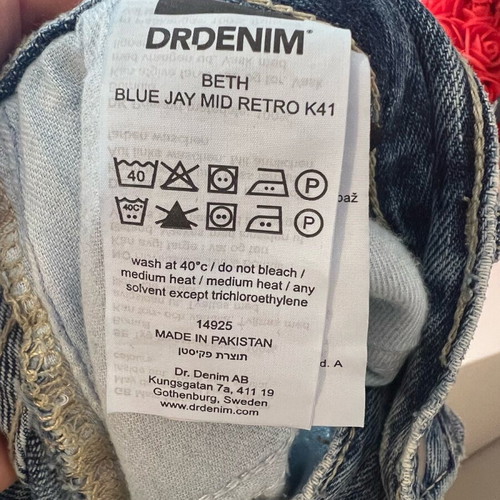 Dr Denim jeans like new, size 27/32, blue