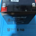Sunlight SPA 12-5 Lead Battery 12V 5Ah AGM VRLA like new