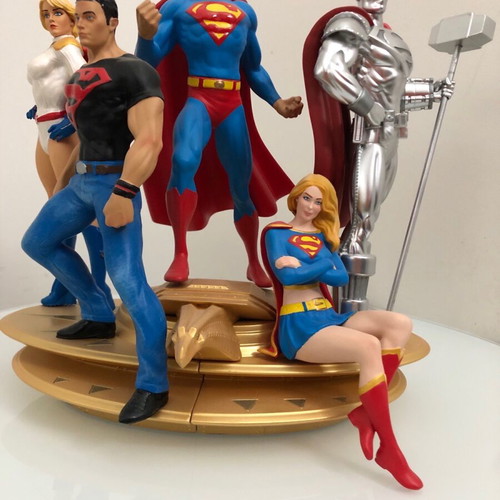 Superman Family 2-Part Statue new, collectible set DC Direct