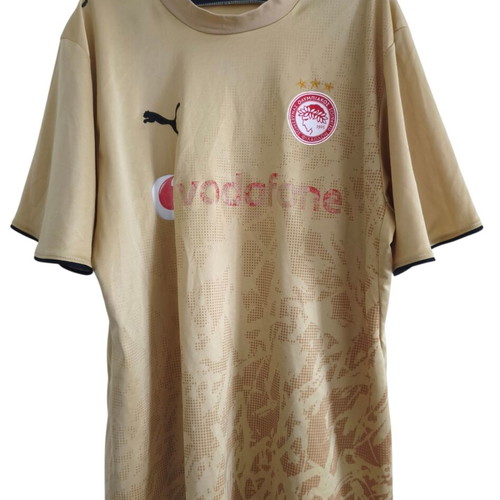 Olympiacos Piraeus Puma Jersey 2006-2007 used, gold football shirt