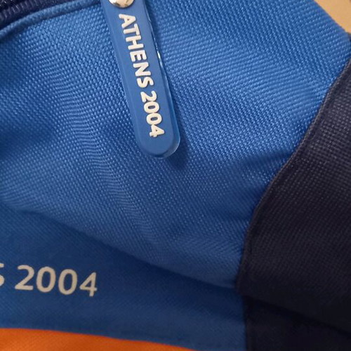 Athens 2004 single-compartment backpack collectible like new, dark blue