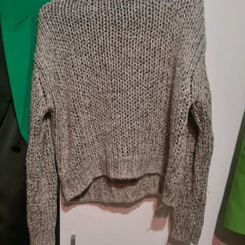 Pullover S gray new