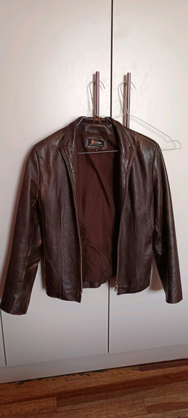 Real leather vintage jacket