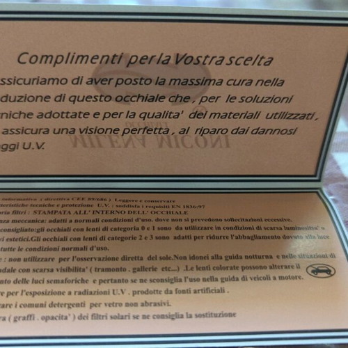 Γυαλιά ηλίου Milena Miconi καινούργια