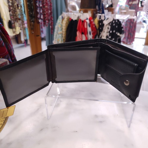 Men's wallet BAG TO BAG black new Secure Edition leather