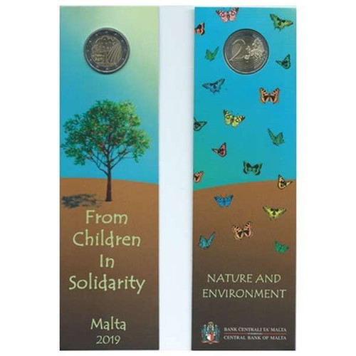 SAC Malta 2 Euro 2019 UNC Nature and Environment