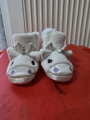 Saxo blue girls' slippers new, size 23