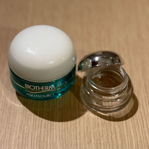 Biotherm jars used, set of 2 pieces