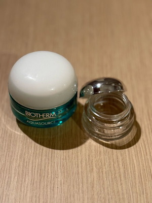 Biotherm jars used, set of 2 pieces