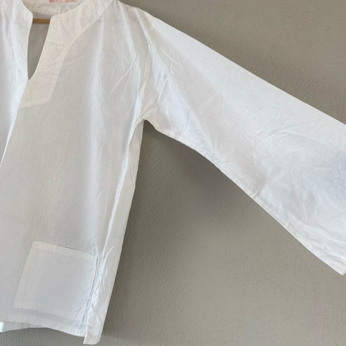 White kaftan like new, 100% cotton, Greek craftsmanship