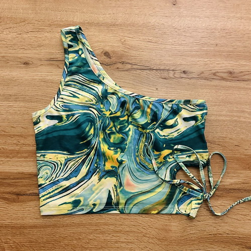 Shein colorful blouse and top set like new, size XS