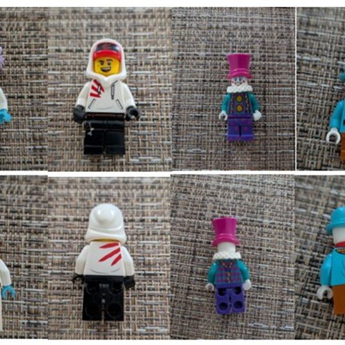 Lego Hidden Side figures pack of 4 used, Jimbo Loblo, Terry Top, Jack Davids, J.B. Watt