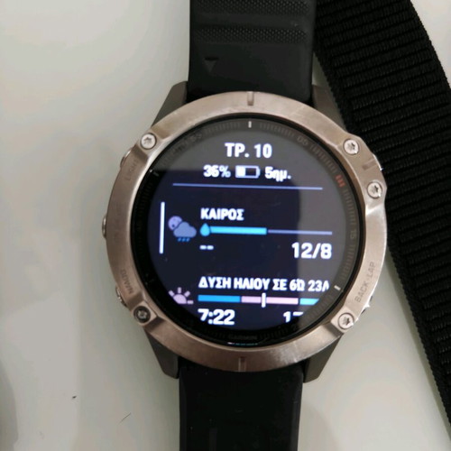 Garmin Fenix 6 Sapphire smartwatch with 3 straps