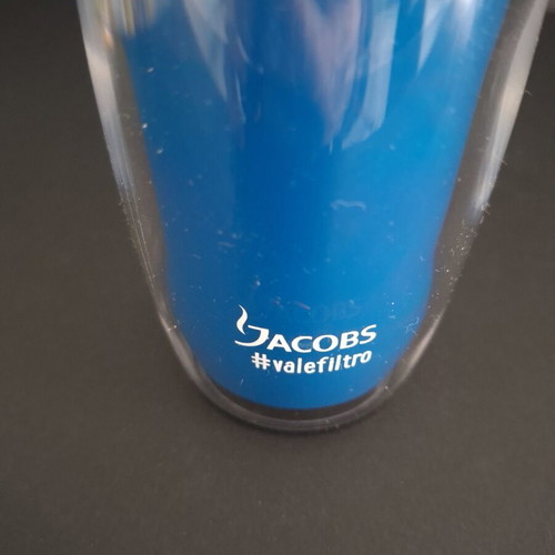 Jacobs collectible plastic thermos cup like new with lid