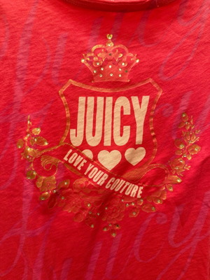 Juicy Couture T-shirt like new, pink, sizes XS and S