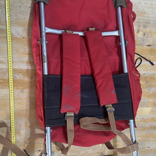 Camping backpack used, 78x36 cm