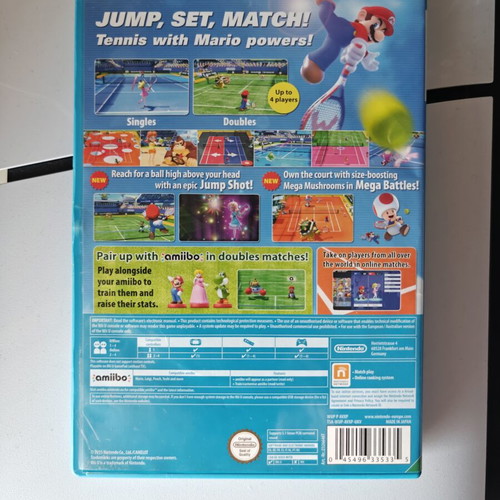 WiiU Mario Tennis Ultra Smash box only, used