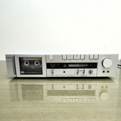 Akai CS-F14 vintage cassette deck used, Dolby B/C, metal tape