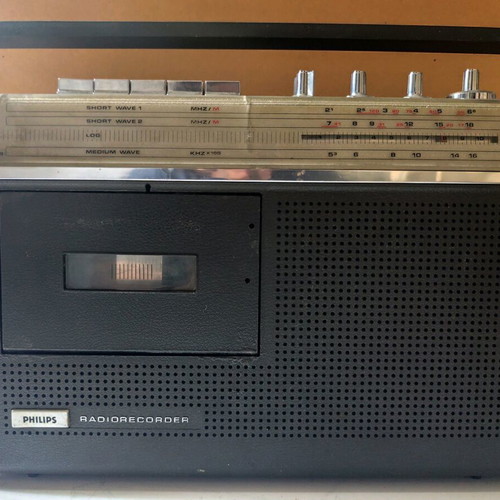 Philips RR415 radio cassette player new, collectible 70s-80s