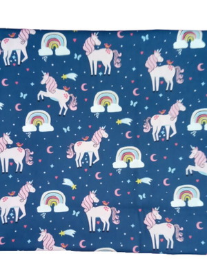 Children's placemat unicorns and rainbows new 30x30 cm