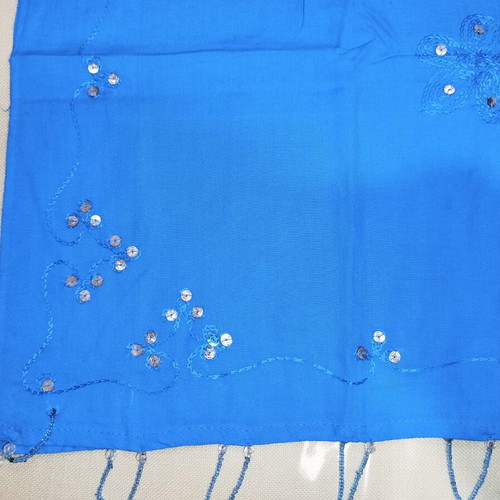 Blue pareo with sequins like new