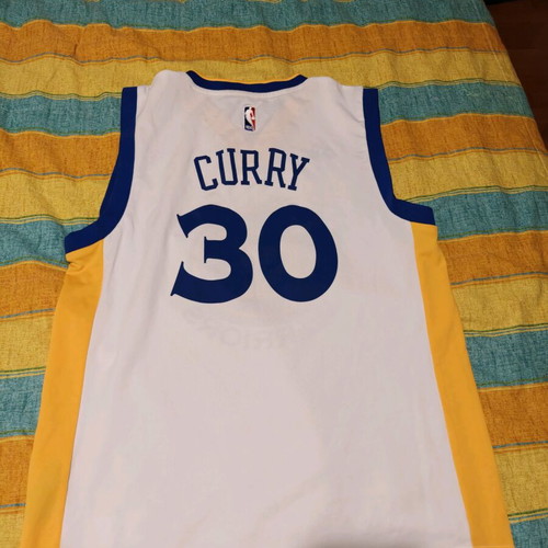 Stephen Curry Golden State Warriors white jersey new official replica, size Medium