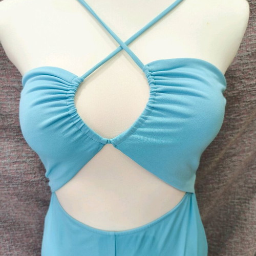 Bershka one-piece used, turquoise, size S/M