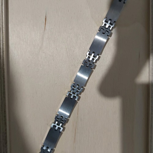 Men's stainless steel handcuff bracelet like new