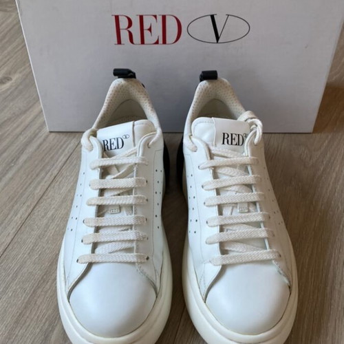Red Valentino leather bow sneakers size 38