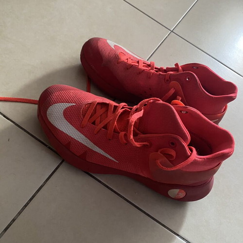 Nike red athletic shoes size 40.5