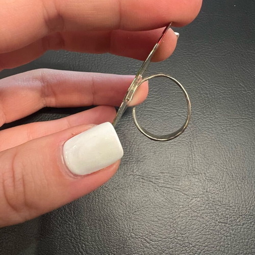 Strawberry ring handmade silver 925 with enamel like new