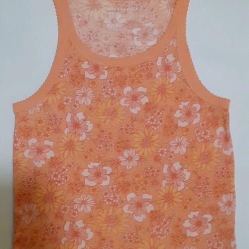 American Eagle women's t-shirt like new, multicolor orange, size L