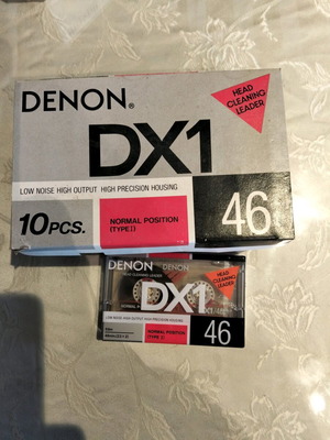 Denon DX1 audio cassette tapes new, pack of 10 pcs