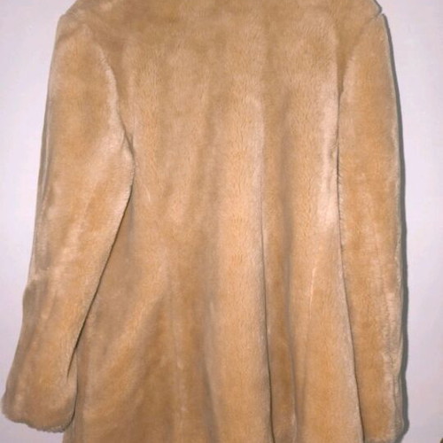 Teddy Bear Coat used, beige, size M Benetton