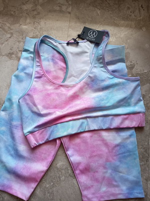 Set with leggings and top new, multicolor