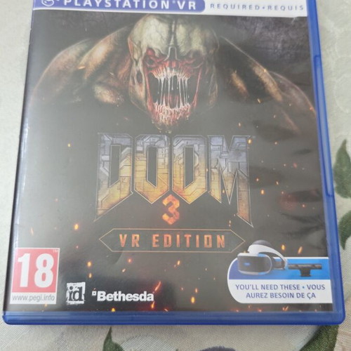 Sony PS4 Doom 3 VR Edition game used