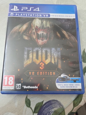 Sony PS4 Doom 3 VR Edition game used