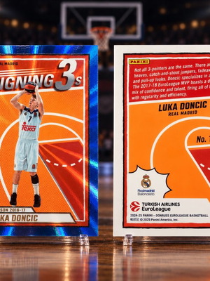 Luka Doncic Reigning 3s κάρτα μπάσκετ αρ. 21/49