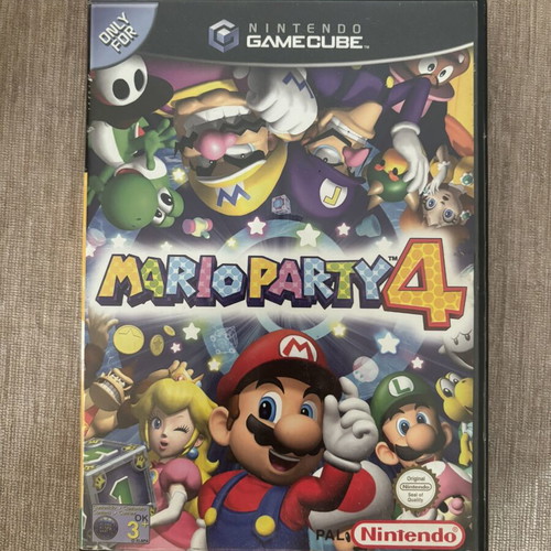Mario Party 4 Nintendo GameCube English box and cover only, used