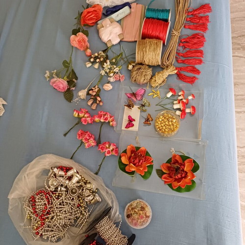 Craft and Sewing Supplies new, assorted lot in large box