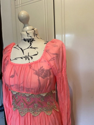 Be You coral dress new, size L