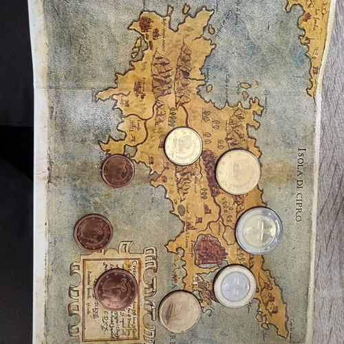 Euro Coins of Cyprus First Issue 2008 Official Mint Coin Set