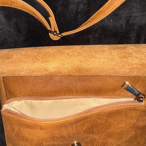 NEW WOMEN'S BAG BROWN LEATHER