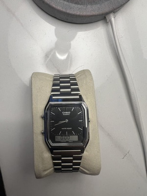 Casio ρολόι σαν καινούργιο, γκρι unisex