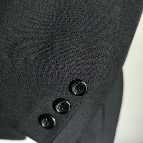 Handmade black men's jacket large size like new