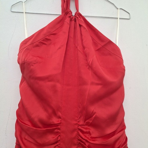 Fani Couture Silk Dress Size S Red like new